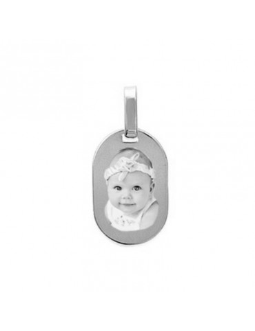 Pendentif tonneau argent