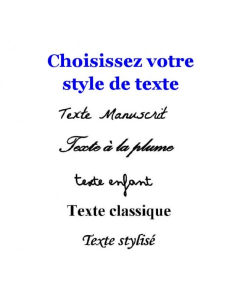 Style de texte à graver