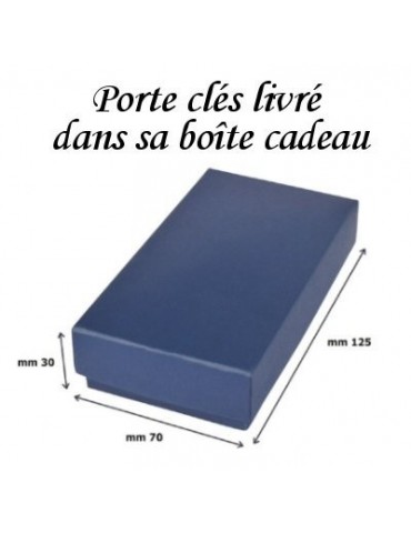 Porte clé camion personnalisé avec une gravure livré dans sa boîte cadeau