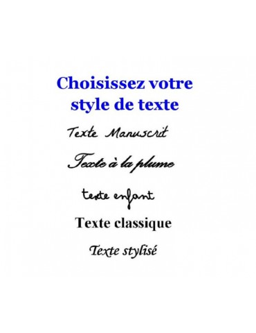 Style de texte de la petite médaille en or