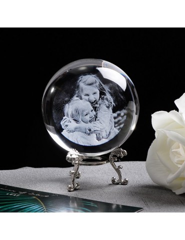 Boule Photo cadeau en verre...