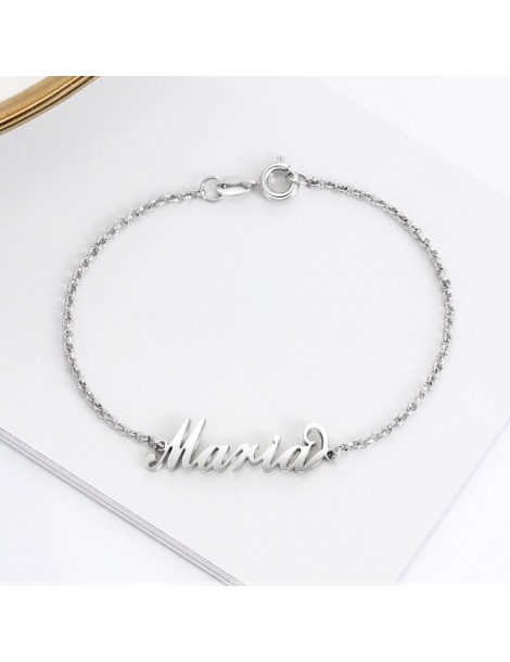 Bracelet en argent personnalisé