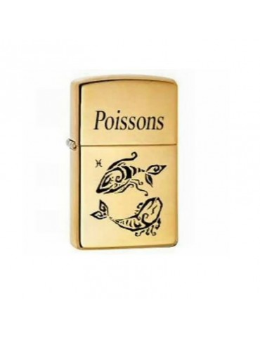 Personnalisez votre briquet Zippo Plaqué or avec votre signe astrologique