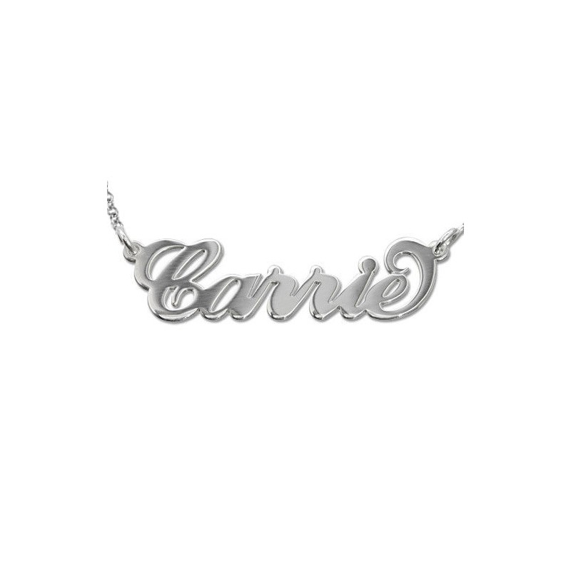 Collier personnalisé en argent - Carrie