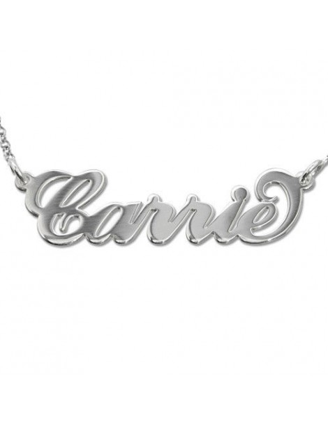 Collier personnalisé en argent - Carrie